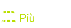 Logo PiùVisibile Bianco